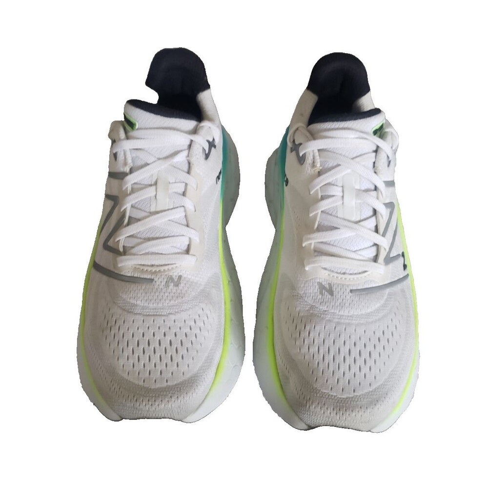 New Balance Fresh Foam More V4 White Electric Teal size Men's Size 11 D MMORWT4 - Picture 5 of 12